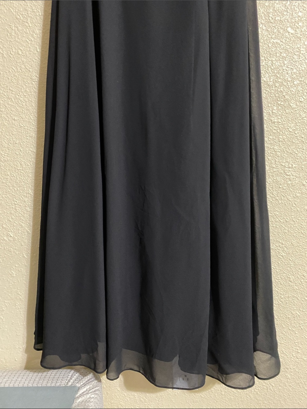 Lulus Dreamy Adoration Black Ruffled Maxi Dress Size M NWT - Picture 7 of 16